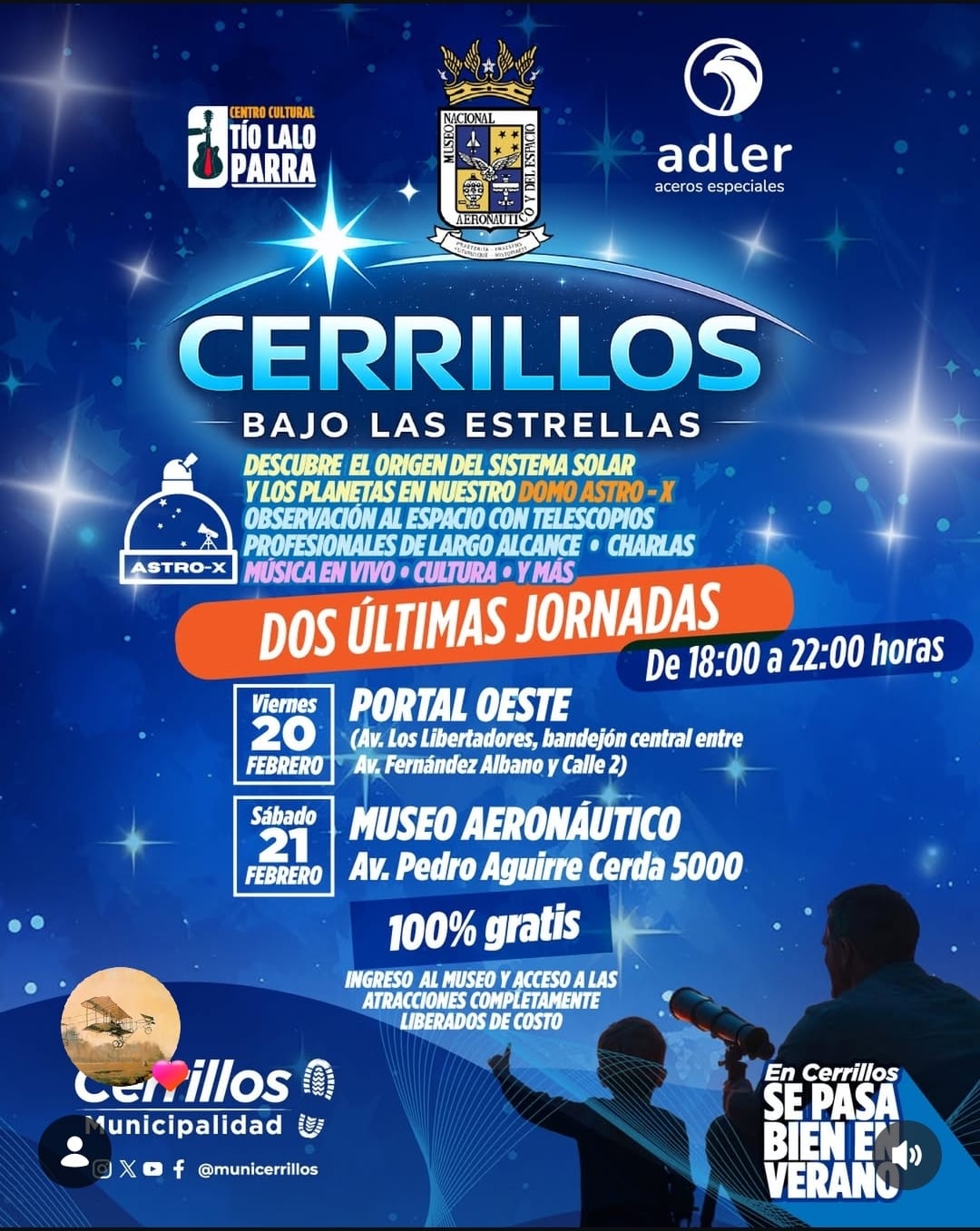 Cerrillos Bajo las Estrellas y colaboración de IPMS-CHILE